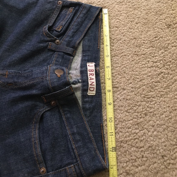 J Brand Dark Blue Mid Rise Skinny Leg Jeans - Picture 8 of 8